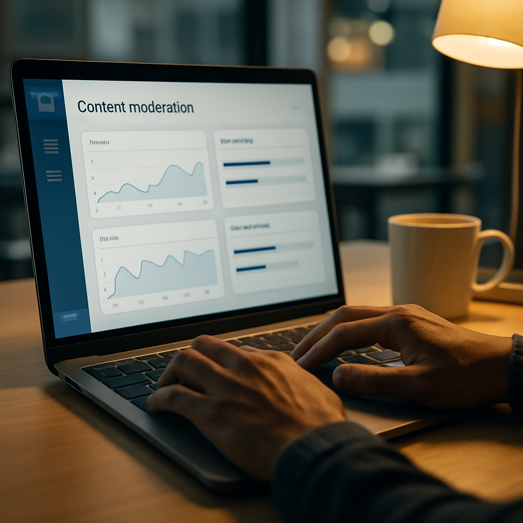 Content moderation tools used for Online Safety Act compliance on a UK digital platform